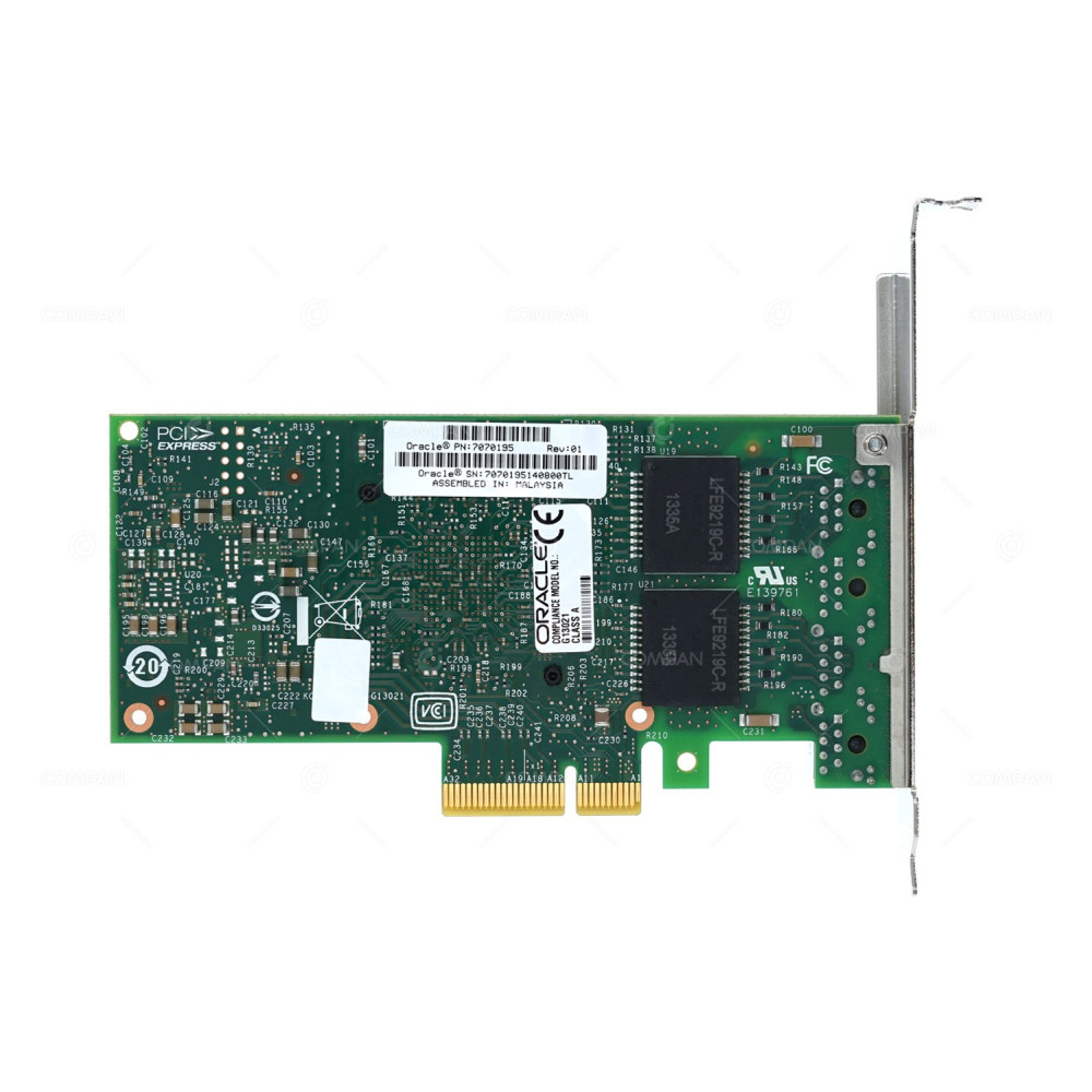 7070195 SUN I350-T4 QUAD PORT 1GB NETWORK INTERFACE ADAPTER I350-T4, G13021, G29836-012
