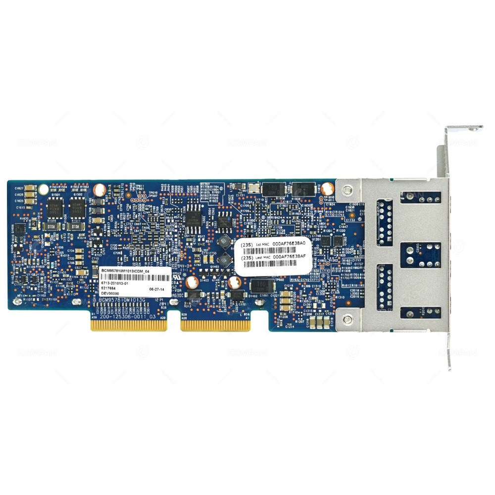 94Y5232 LP IBM BROADCOM NETXTREME II 2-PORT 10GB ETHERNET ADAPTER LOW PROFILE