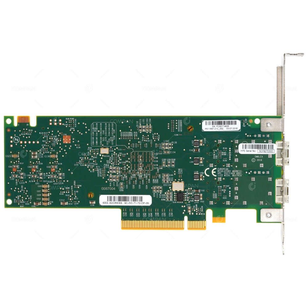 870000-001 HP Q0L12A SN1600E DUAL PORT PCI 3.0 x8 32GB/s FC HBA