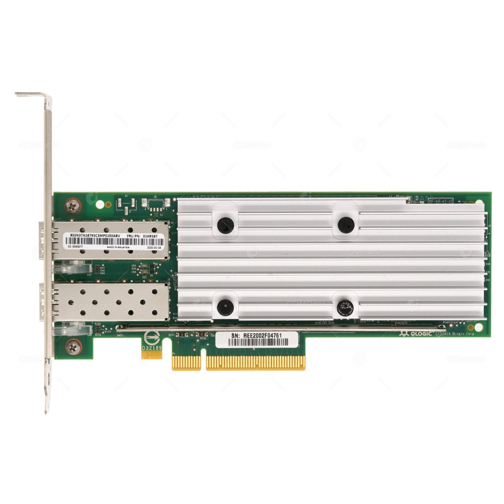 01KR587 LENOVO DUAL PORT 10/25GB QL41262 SFP28 PCIE ADAPTER