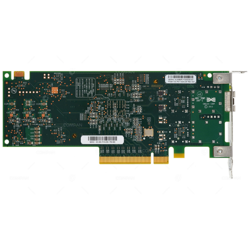 01CV833 LP IBM LENOVO 16GB SINGLE PORT FC ADAPTER LOW PROFILE 01CV832, P011324-23F