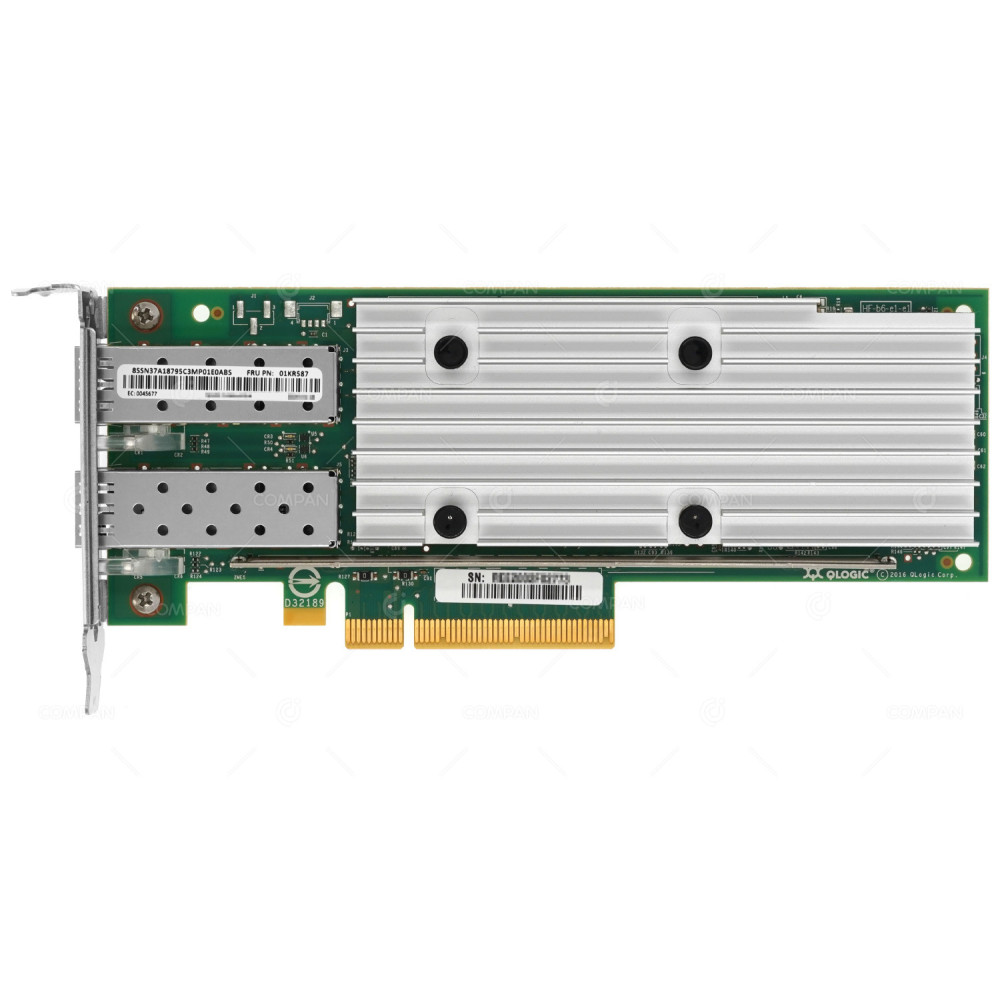 01KR587 LP LENOVO DUAL PORT 10/25GB QL41262 SFP28 PCIE ADAPTER LOW PROFILE QL41262HLCU-LN