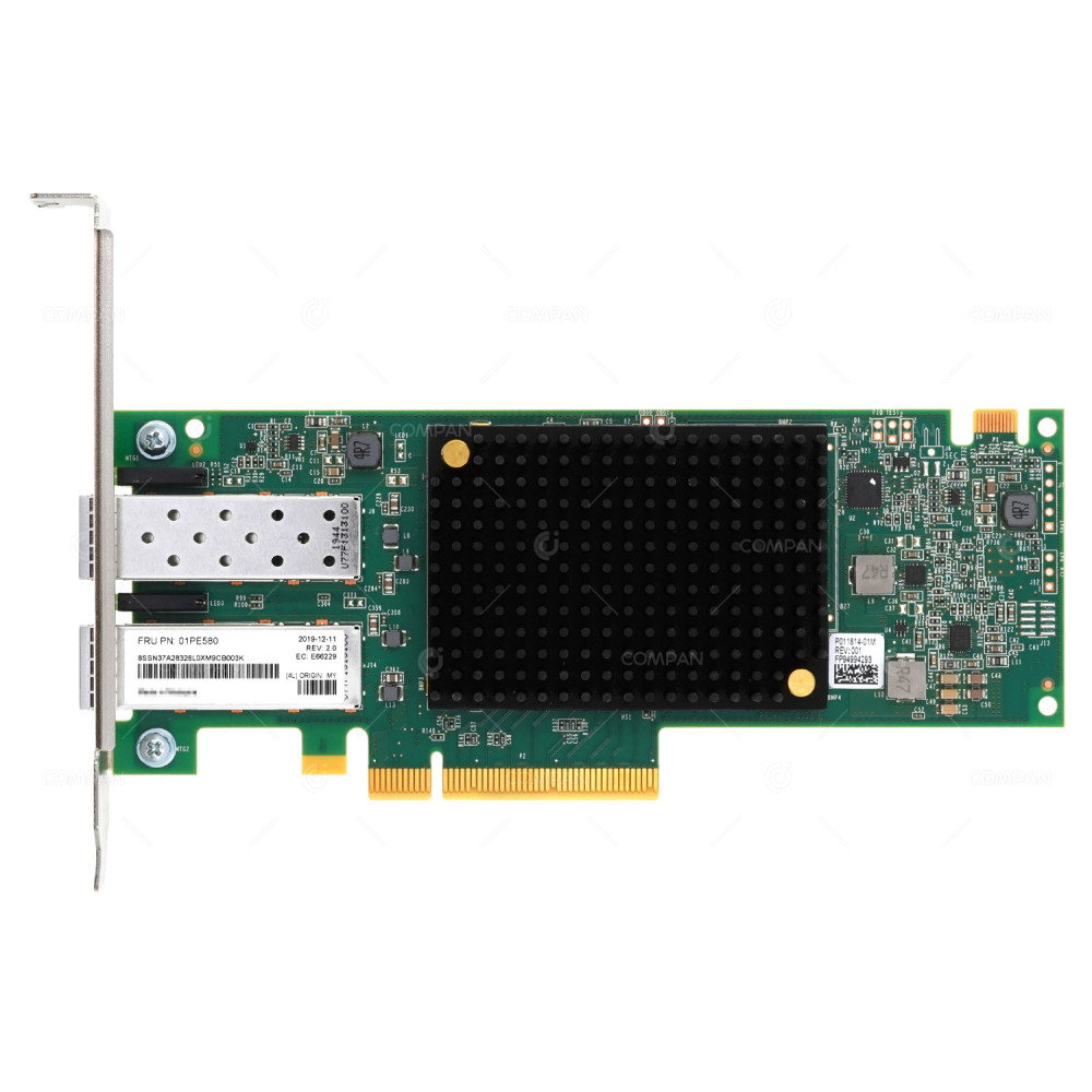 01PE580 IBM LENOVO LPE35002 32GB DUAL PORT ADAPTER FOR THINKSYSTEM P011814-01M, LPE35002