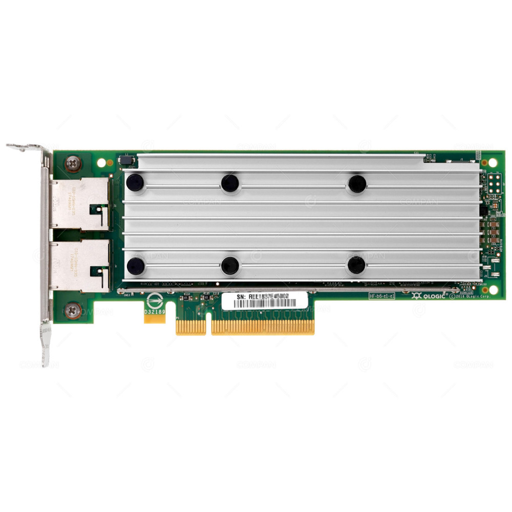 2J3X7 LP DELL DUAL PORT 10GB RJ-45 QL41162 ETHERNET ADAPTER LOW PROFILE