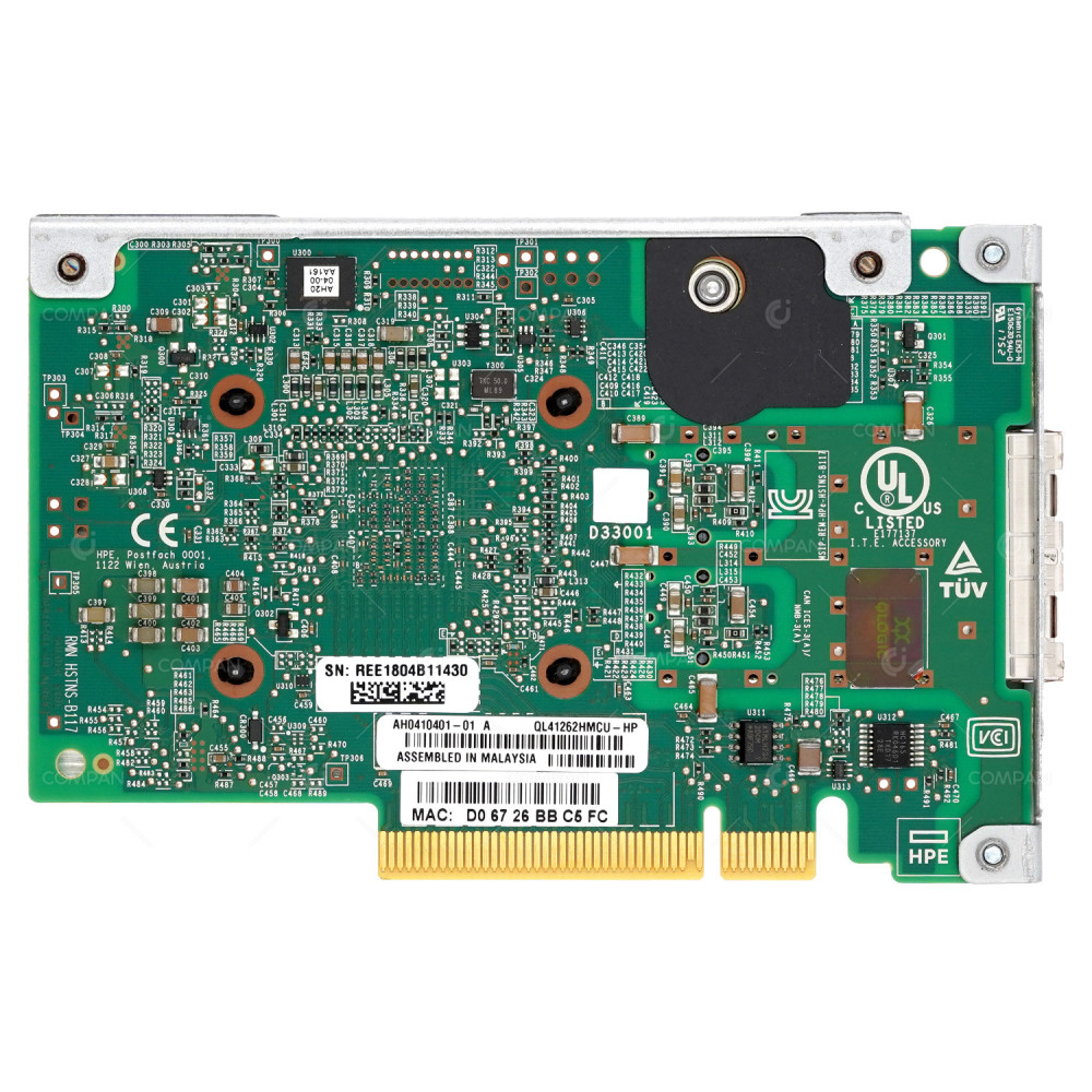 869572-001 HP DUAL PORT 25GB SFP28 622FLR CONVERGED NETWORK ADAPTER