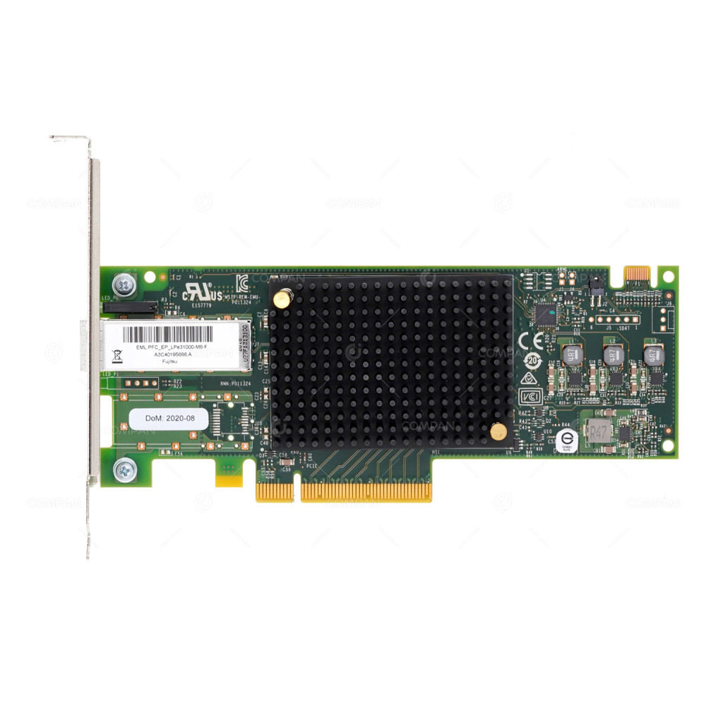 A3C40195666 FUJITSU EMULEX LPE31000-M6-F 32GB SINGLE PORT SFP+ PCIE FIBRE CHANNEL ADAPTER LOW PROFILE P011324-23F_001