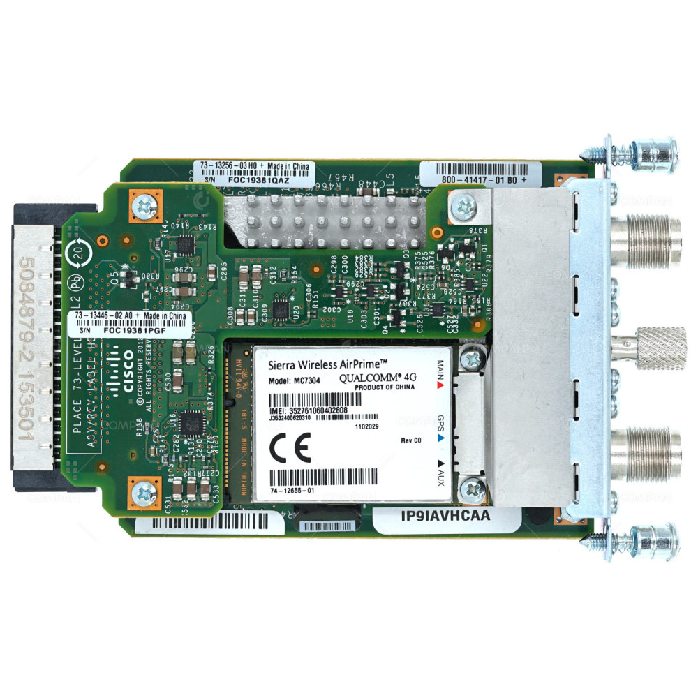 EHWIC-4G-LTE-GB CISCO WIRELESS NETWORK CELLULAR ROUTER MODULE 73-13256-03, 800-41417-01, IP9IAVHCAA