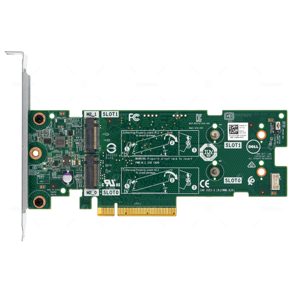 JV70F DELL BOSS-S1 PCIE 2X M.2 SATA SSD ADAPTER CARD