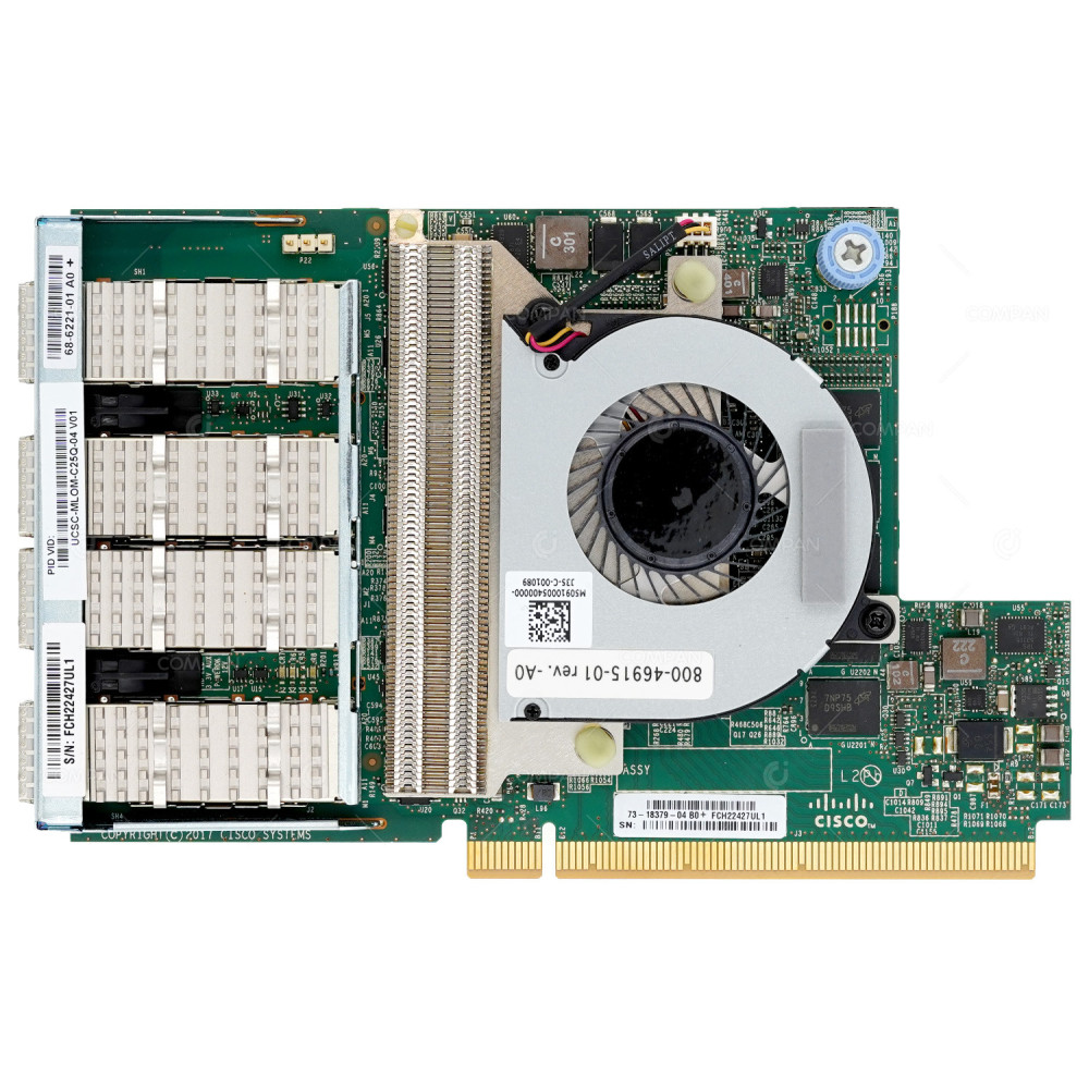 UCSC-MLOM-C25Q-04 CISCO QUAD PORT 25GB SFP28 VISUAL INTERFACE CARD FOR CISCO UCS