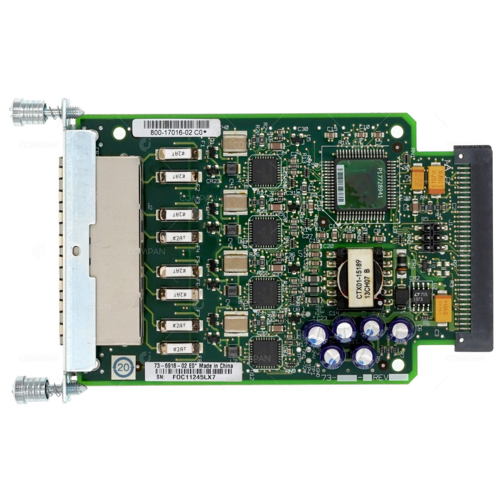 VIC-4FXS-DD CISCO 4 PORT FXS DID VOICE INTERFACE CARD FOR 2811 ROUTER VIC-4FXS/DD