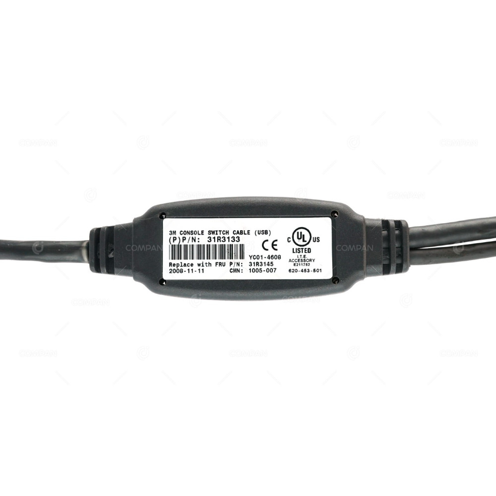 31R3145 IBM VGA AND USB-A TO RJ45 KVM CABLE 3M 31R3133