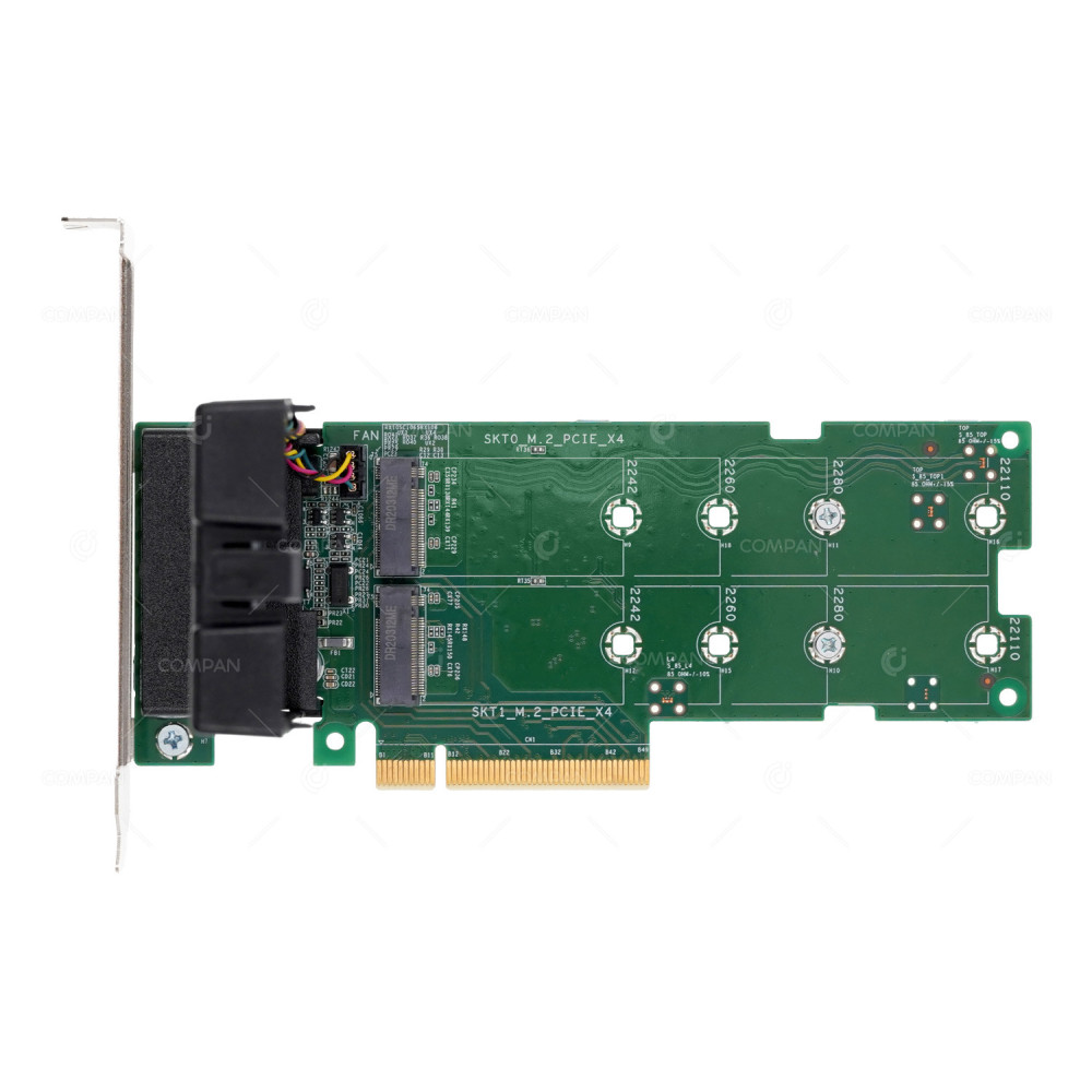 NTRCY  DELL INTERNAL SSD ADAPTER DUAL PORT M.2 2280 NVME PCI-E 3.0 X4