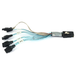 CBL-0119L-02 SUPERMICRO CABLE IPASS TO 4 SATA PB FREE 0.13M