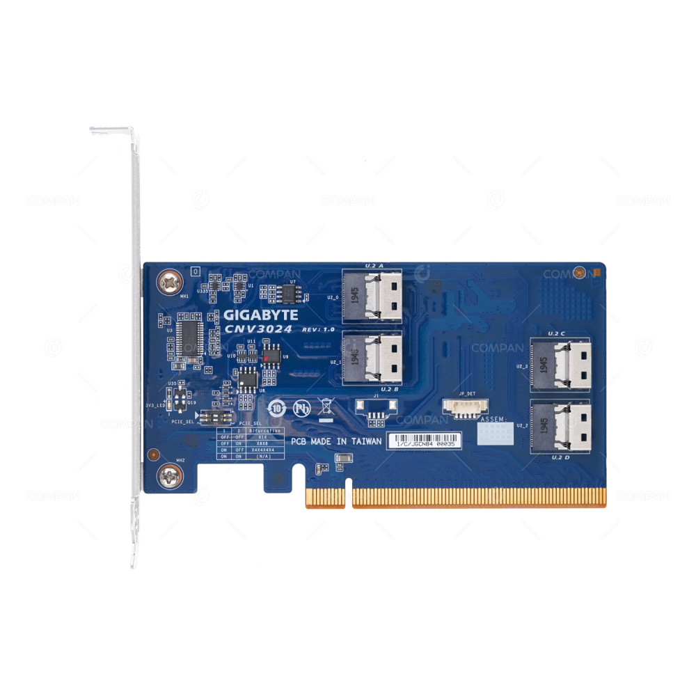 CNV3024  GIGABYTE 4-PORT NVME PCI-E ADAPTER FOR GIGABYTE R272-Z32 R282-Z90