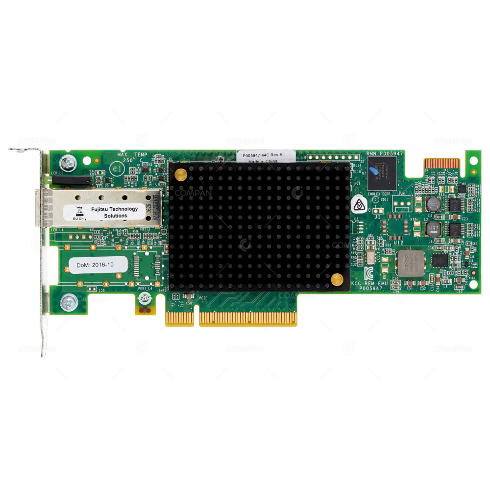 P005947-44C LP  FUJITSU DUAL PORT 16GB PCI-E FIBRE CHANNEL ADAPTER LOW PROFILE