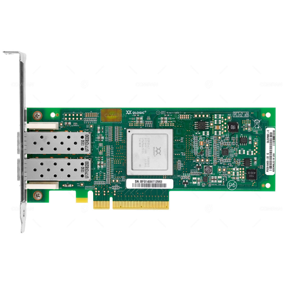 PX2810403-22  QLOGIC DUAL PORT 8GB SFP FIBRE CHANNEL PCI-E NETWORK ADAPTER