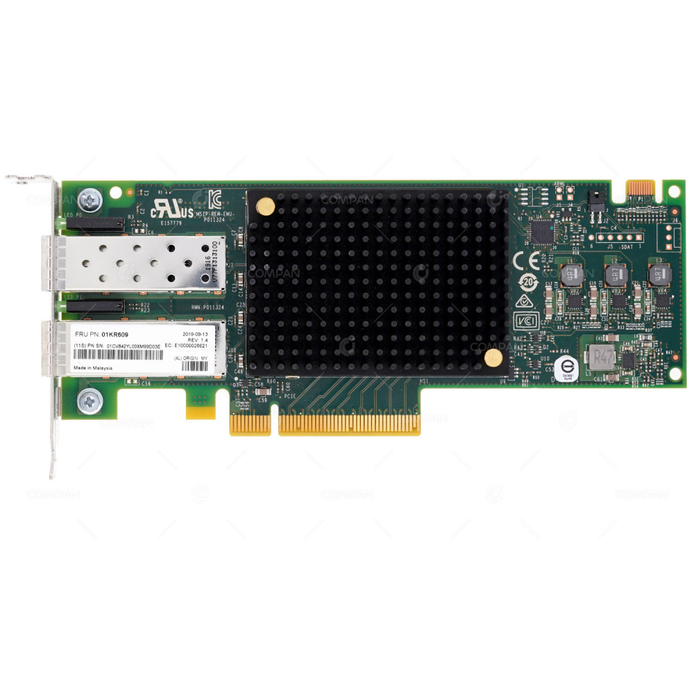 01KR609 LP  IBM EMULEX LPE31002 DUAL PORT 32GB SFP+ FC HBA LOW PROFILE