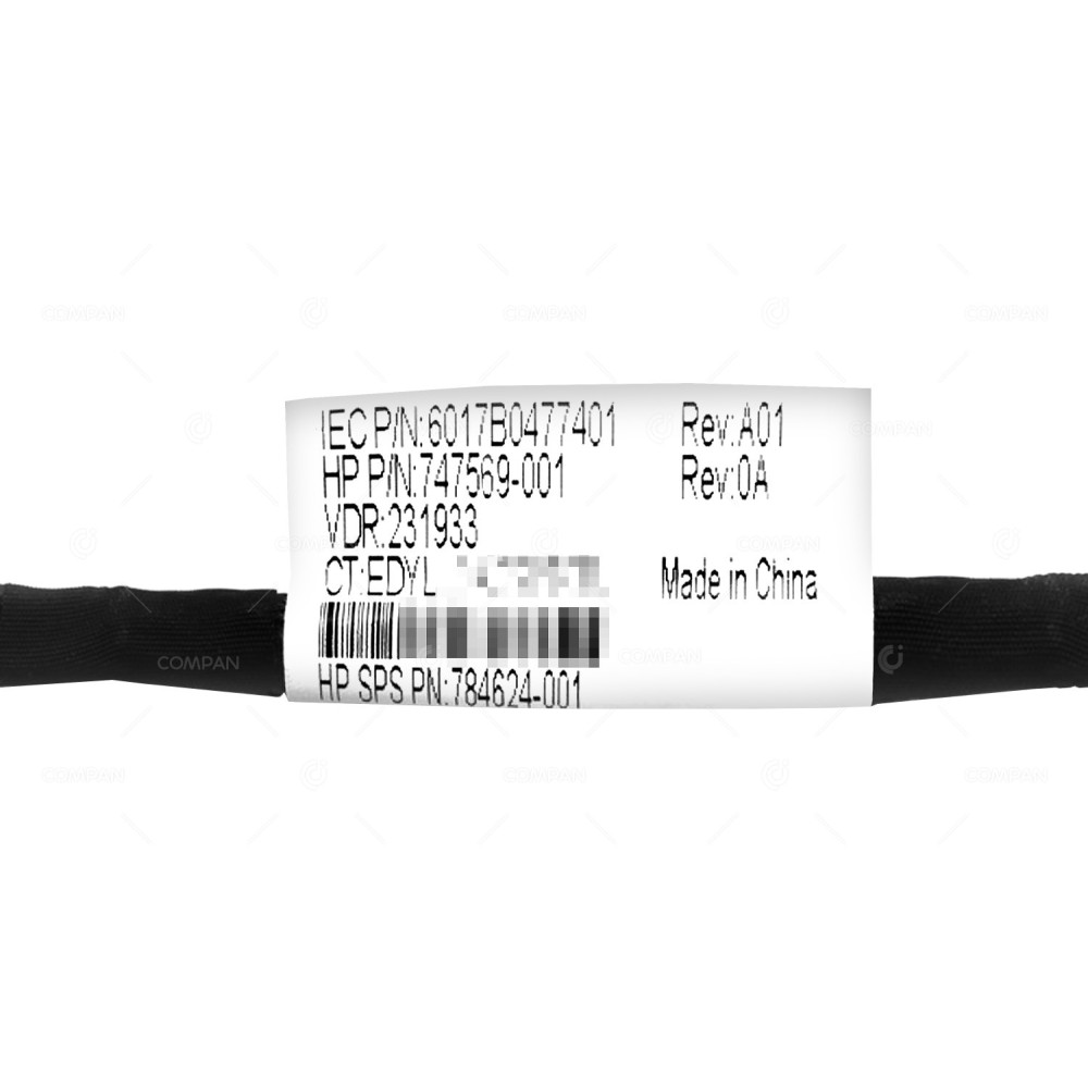 784624-001 HP 10-PIN TO 4-PIN BACKPLANE POWER CABLE FOR HP PROLIANT DL380 G9