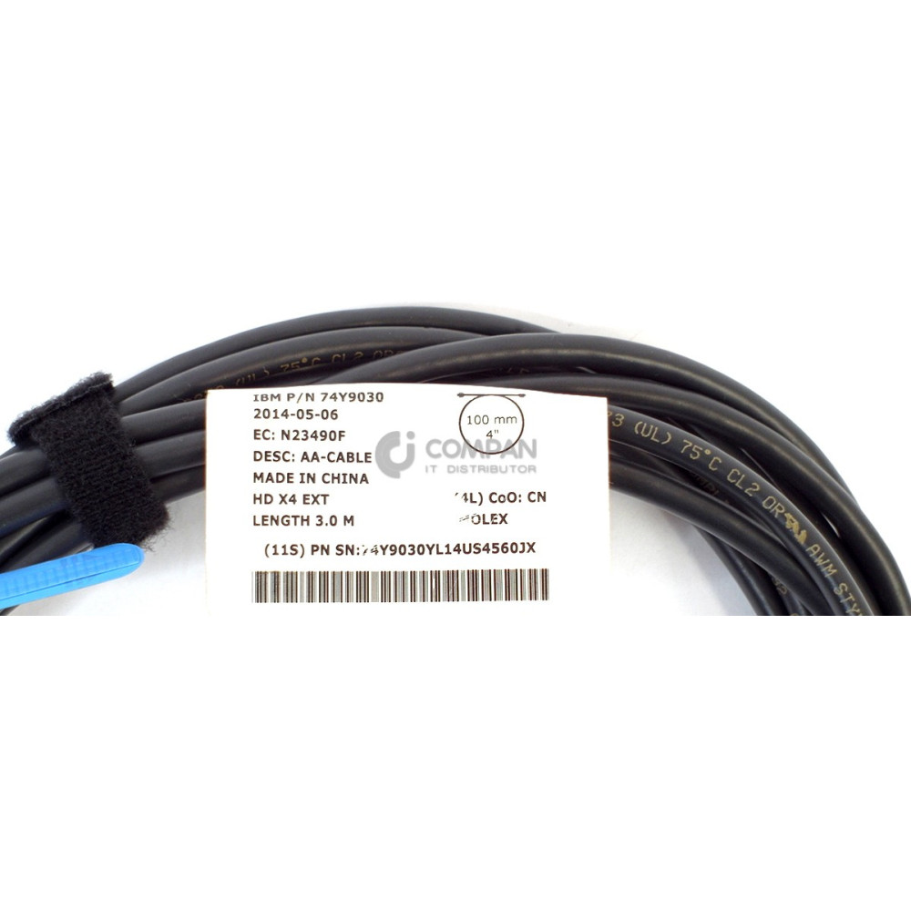 74Y9030 IBM MINI SAS HD TO MINI SAS HD 12G CABLE 3M -