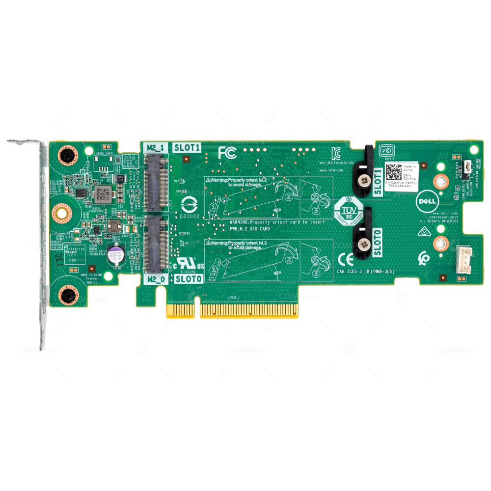 2MFVD LP  DELL 2X M.2 SATA SSD PCIE  ADAPTER CARD