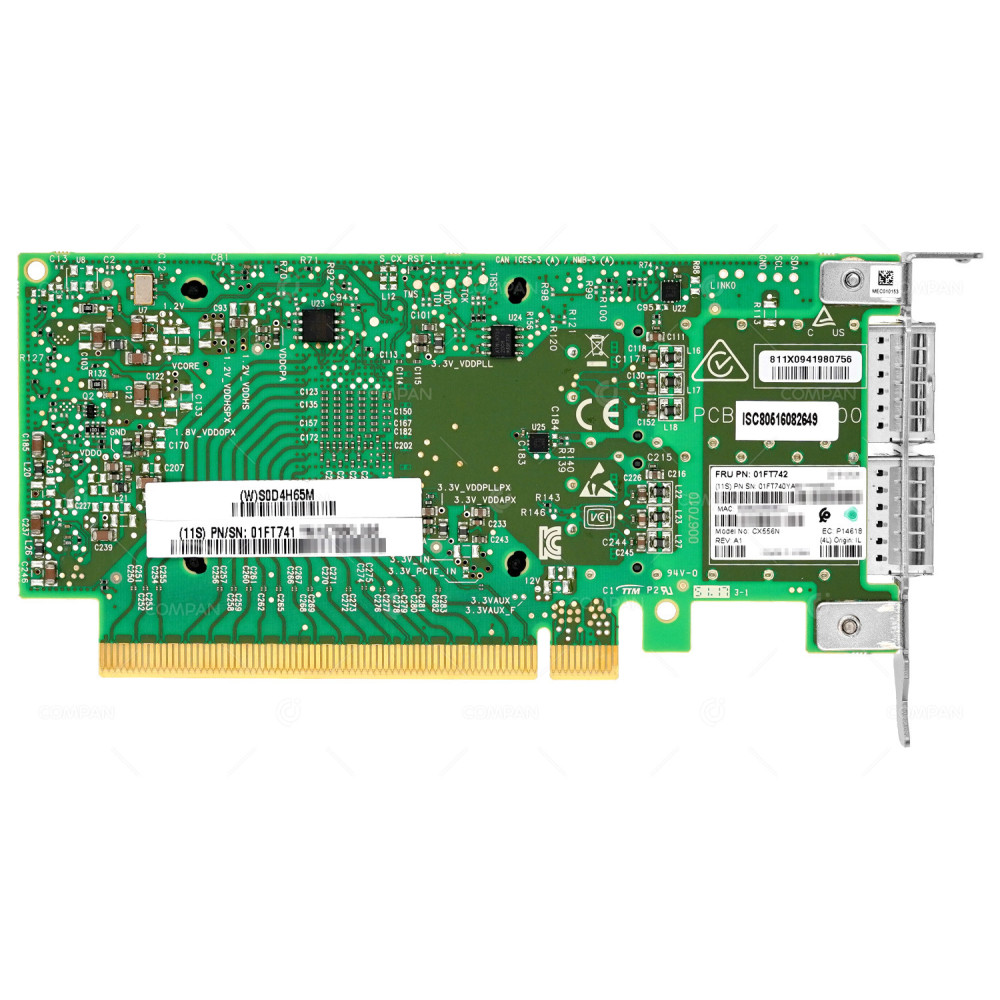 EC67  IBM PCIE4 2 PORT 100 GBE ROCE X16 ADAPTER FOR PSERIES POWER9