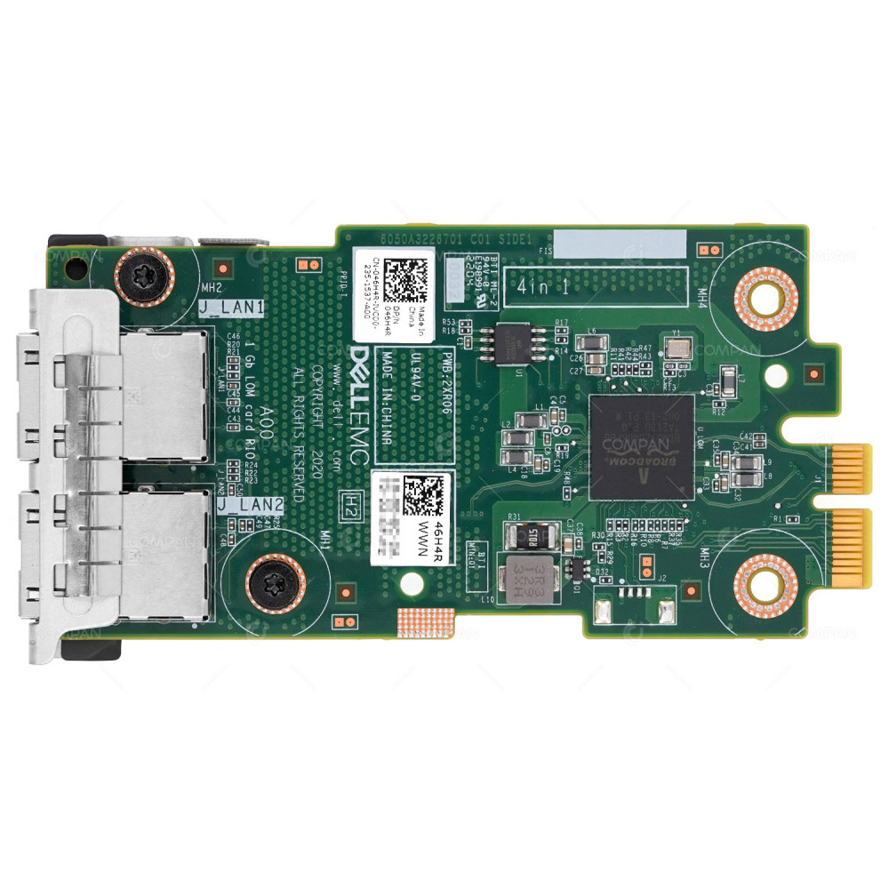 46H4R  DELL DUAL PORT 1Gb RJ-45 LOM ADAPTER FOR DELL POWEREDGE R750