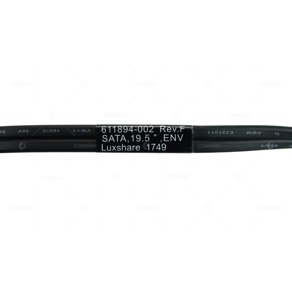 611894-002 HP CABLE SATA HDD 19.5" DUAL STRAIGHT CONNECTOR ENDS -