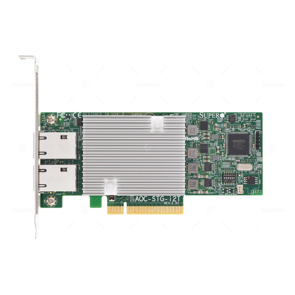 AOC-STG-I2T  SUPERMICRO DUAL PORT 10GB RJ-45 NETWORK ADAPTER FOR SYS-1029GQ-TRT
