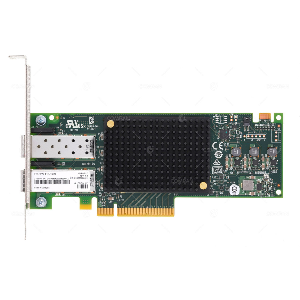 01KR609 LENOVO DUAL PORT 16GB SFP+ SFP+ FC HOST BUS ADAPTER FOR THINKSYSTEM / SR