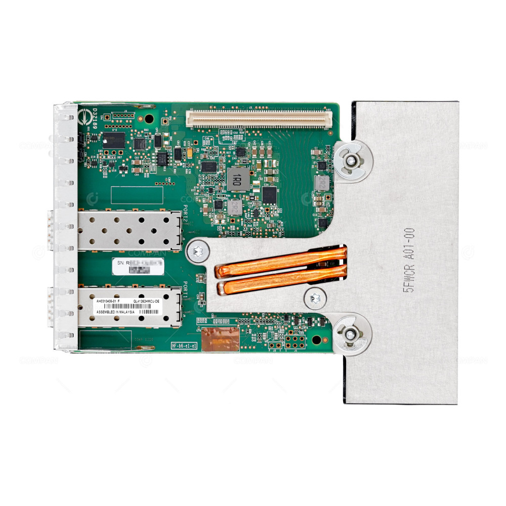 4KF8J  DELL QL41262 DUAL PORT 25G SFP28 NETWORK DAUGHTER CARD FOR R640 R740