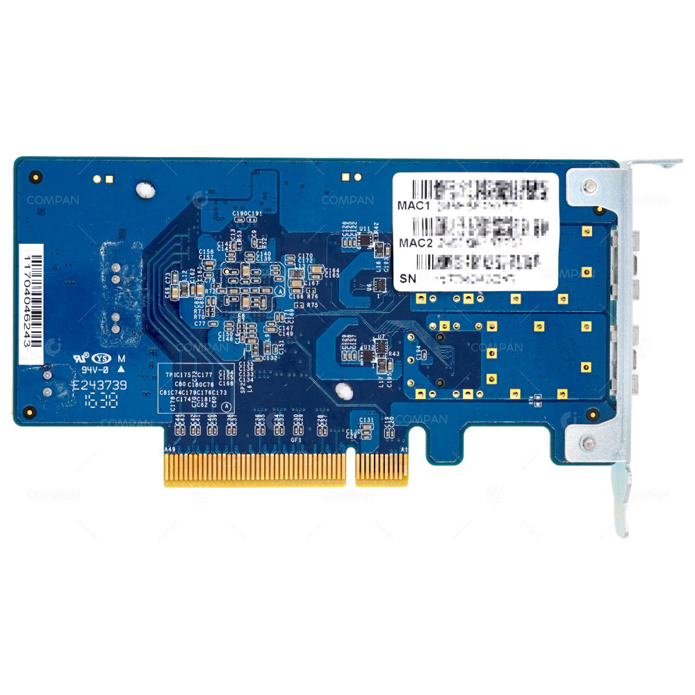 LAN-10G2SF-MLX-U  QNAP DUAL PORT 10GB SFP+ EXPANSION CARD FOR NAS SERVERS