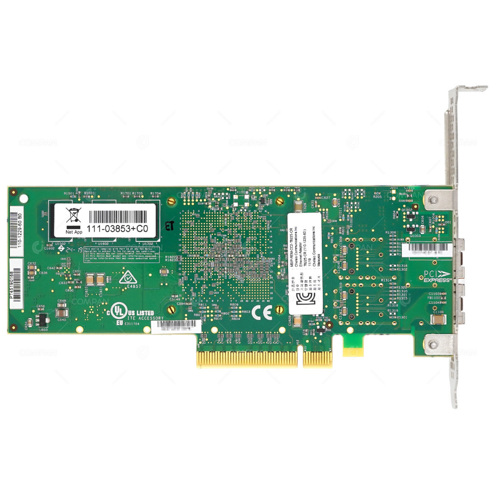 111-03853  NetApp Dual Port 25Gb SFP28 PCIe Network Adapter for AFF-A300