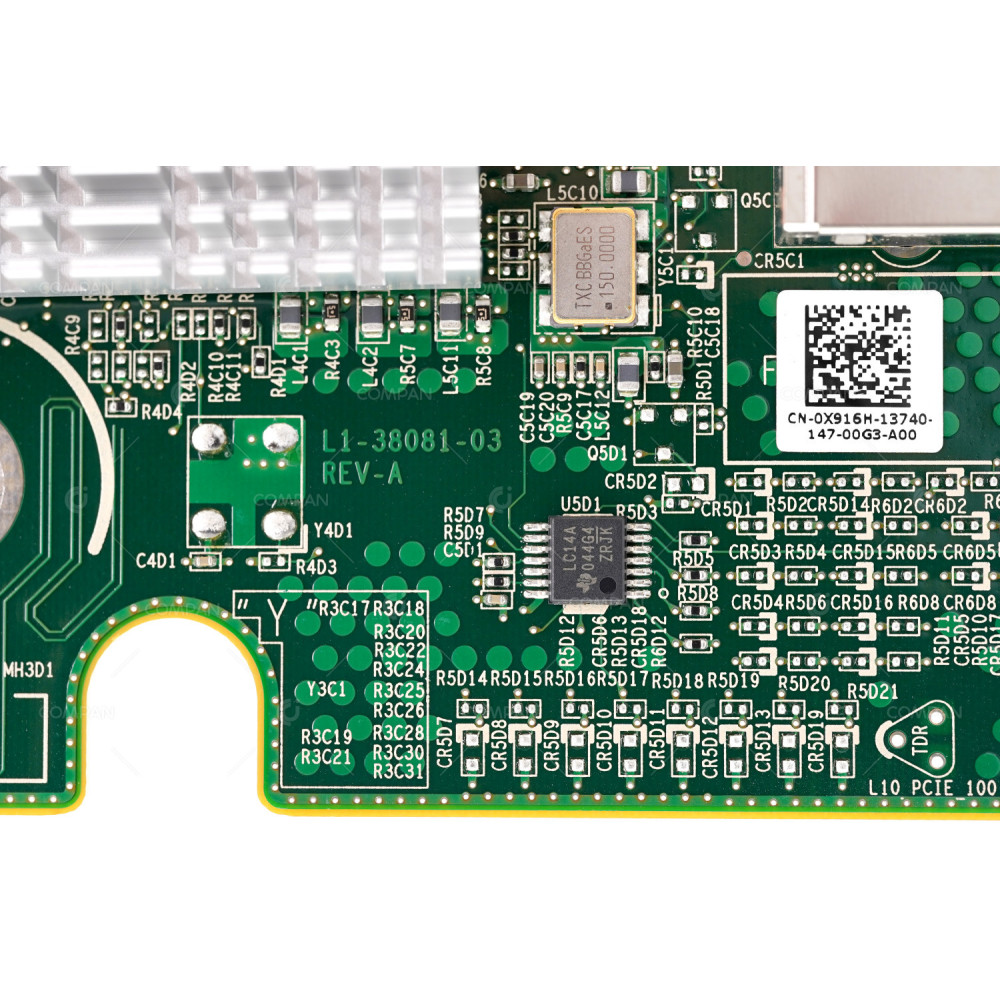 X916H  DELL DUAL PORT 6GB SAS HOST INTERFACE BOARD FOR DELL POWERVAULT MD3200