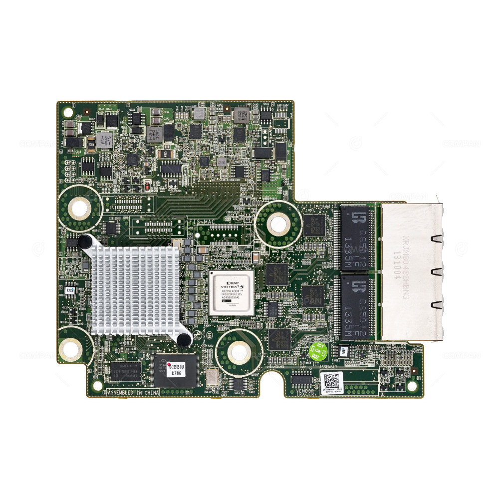 Y990H DELL QUAD PORT 1GB RJ-45 ISCSI HOST INTERFACE BOARD FOR POWERVAULT MD3200I