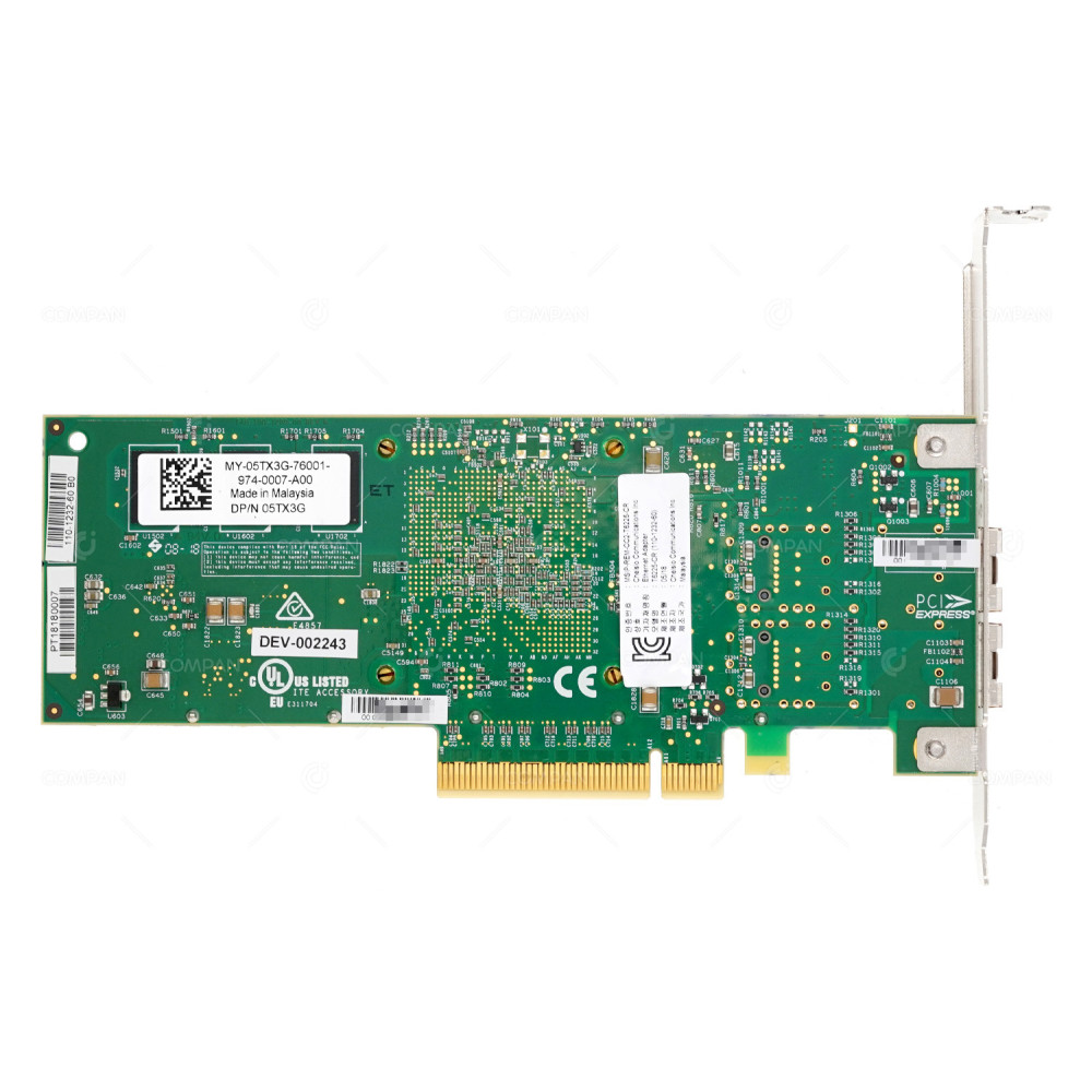 5TX3G  DELL DUAL PORT 25GB SFP28 UNIFIED WIRE ADAPTER FOR DELL COMPELLENT SC5020