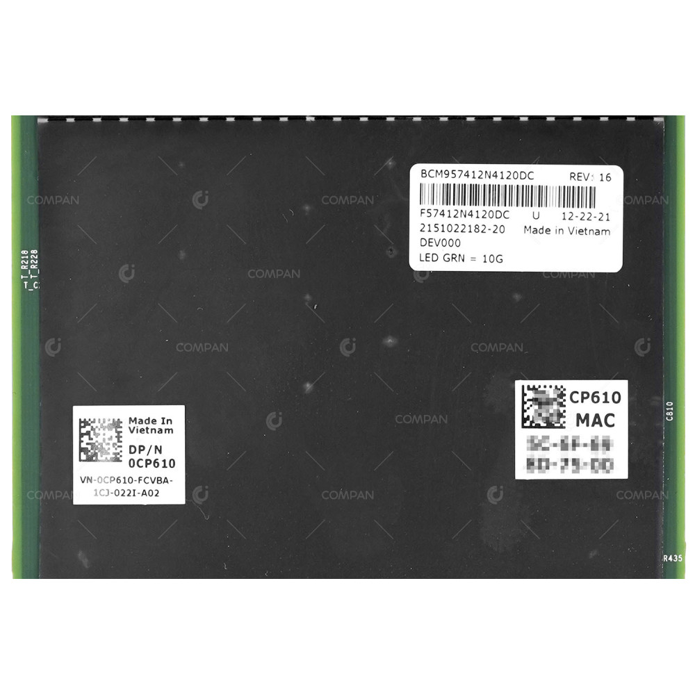 CP610  DELL  DUAL PORT 10G SFP+ OCP NETWORK ADAPTER FOR DELL POWEREDGE R750