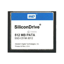 SSD-C51M-3012 COMPACT 512MB SILICONDRIVE FLASH CARD 900-100-203, 2C61-601091-002