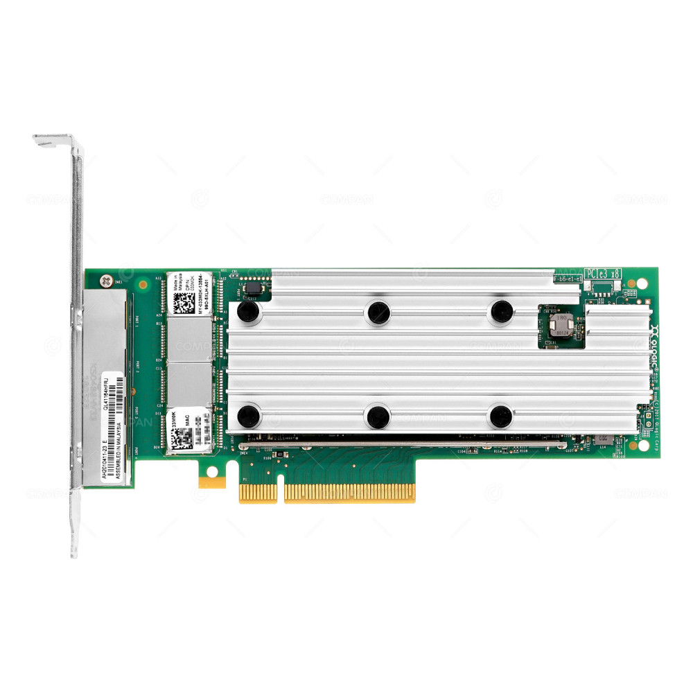 33M0K  DELL QLOGIC FASTLINQ 41164 QUAD PORT 10Gb RJ-45 NETWORK ADAPTER