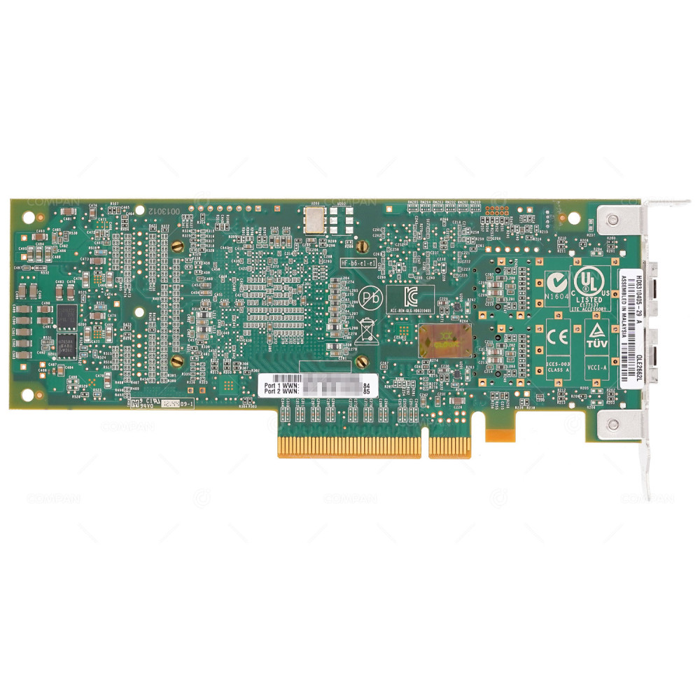 1KK8W LP  DELL QLOGIC QLE2662L DUAL PORT 16G SFP+ FC PCIE X8 NETWORK ADAPTER LOW PROFILE FOR SC8000