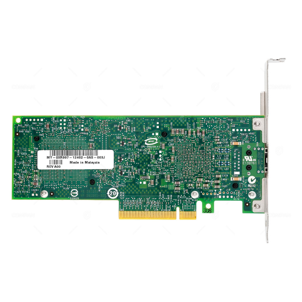 XR997  DELL INTEL 10G 10GBASE-T RJ-45 PCIE 2.0 X8 NETWORK ADAPTER