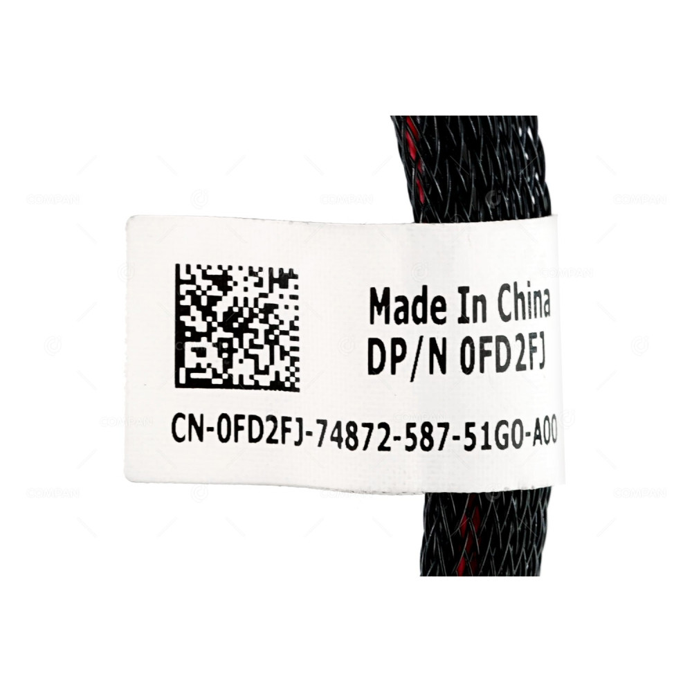 FD2FJ DELL REAR BACKPLANE HDD FLEX BAY TO MOTHERBOARD SIGNAL CABLE FOR POWEREDGE R320 R420 R720 R720XD R430 T430 R730 R730XD G12 G13 0FD2FJ