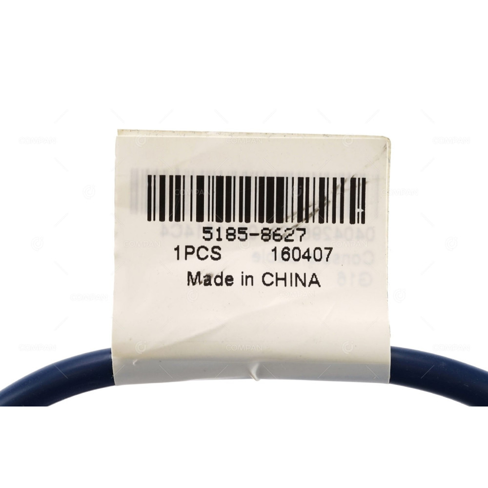 5185-8627 HP CISCO CONSOLE PORT G16 DB9 RS232 TO RJ45 CAT5 SERIAL CABLE 1.8M -