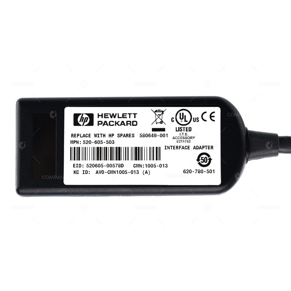 580649-001 HP KVM CONSOLE USB PS2 INTERFACE ADAPTER 520-605-503