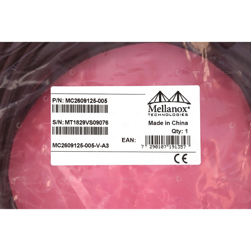 MC2609125-005 NEW MELLANOX 40GBE QSFP TO 4X 10GBE SFP+ PASSIVE COPPER HYBRID CABLE 5M NEW MC2609125-005-V-A3