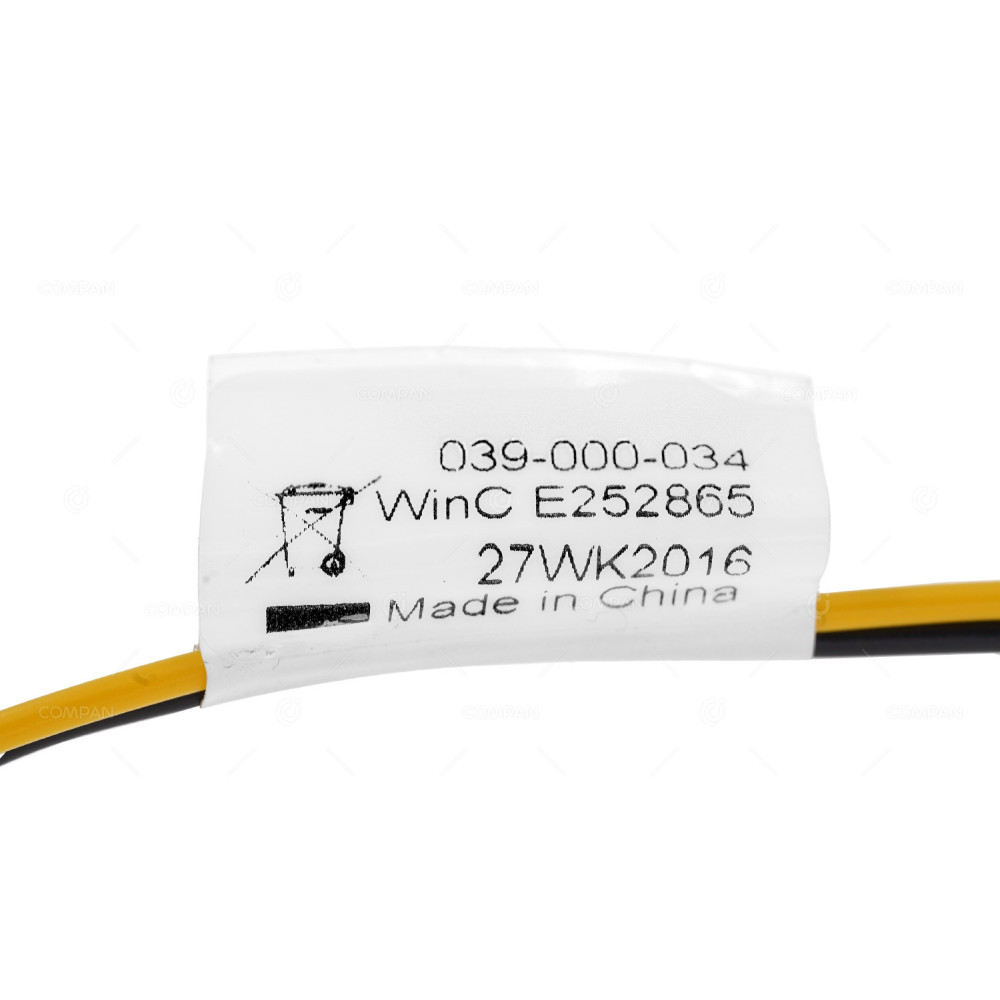 039-000-034  EMC TWO WIRE 6-PIN TO 4-PIN POWER CABLE 0.28M FOR 100-569-314-01 (ISILON HD400 NODE)