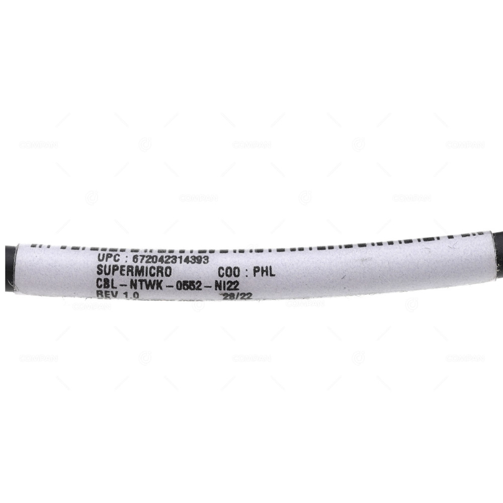CBL-NTWK-0552-NI22  SUPERMICRO 10G SFP+ PASSIVE TWINAX DAC PULL TYPE CABLE 5M