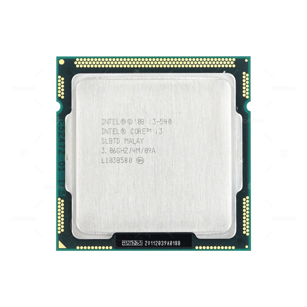 SLBTD INTEL I3-540 3.6GHZ DUAL CORE 4MB CACHE