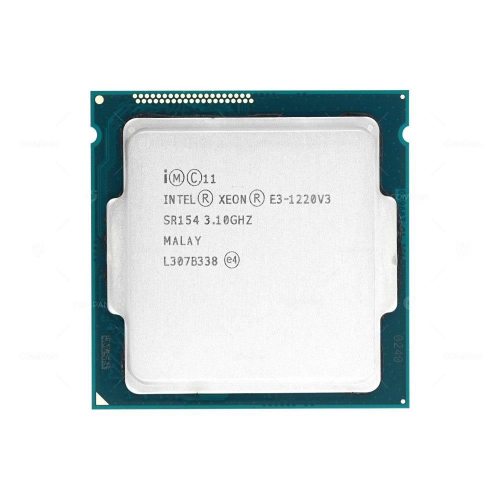 SR154 INTEL XEON E3-1220 V3 3.10GHZ 4 CORE 8MB L3 CACHE 80W LGA1150
