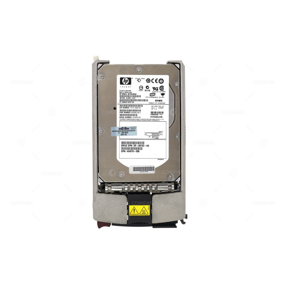 289041-001 HP HDD 36GB 10K U320 SCSI 3.5" LFF HOT-SWAP