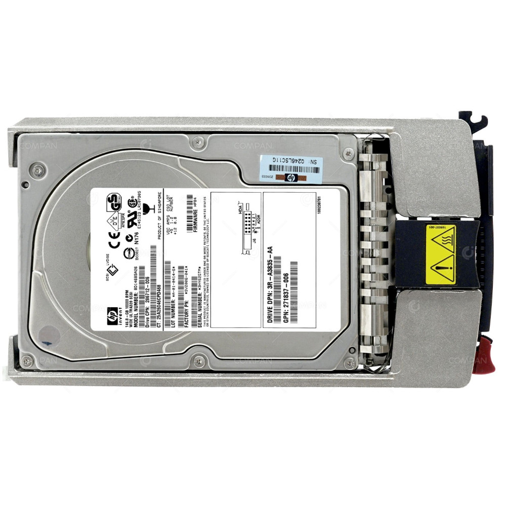 289044-001 HP HDD 146GB 10K U320 SCSI 3.5" LFF HOT-SWAP